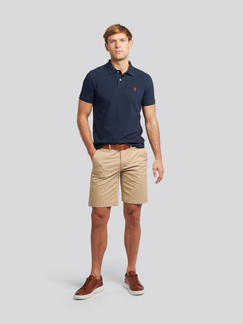 Double Horsemen Polo Shirt - Navy