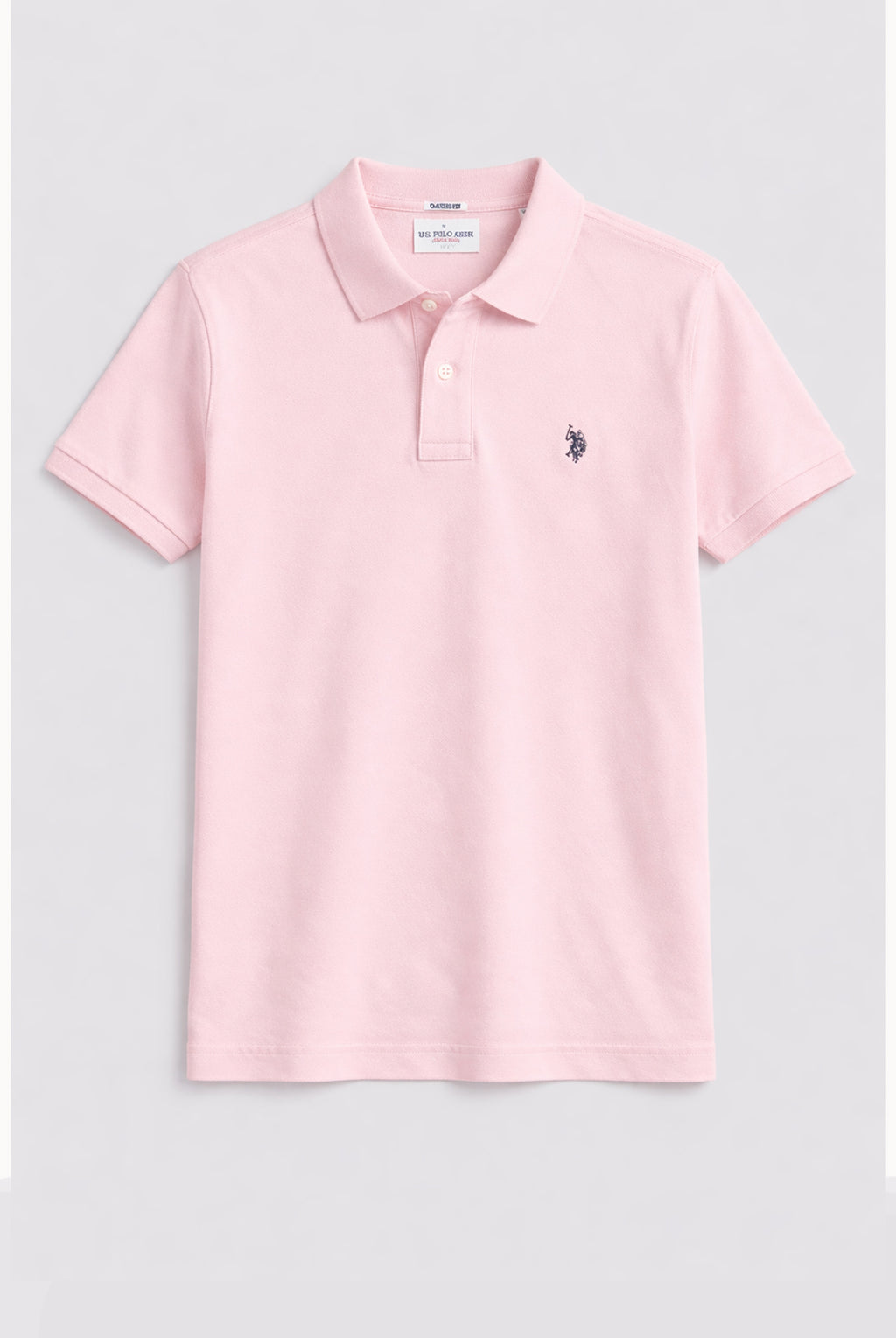 Double Horsemen Polo Shirt - Tickled Pink
