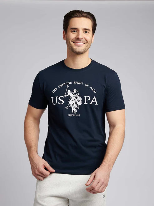 Signature Arch U.S. POLO ASSN. Tee - Navy