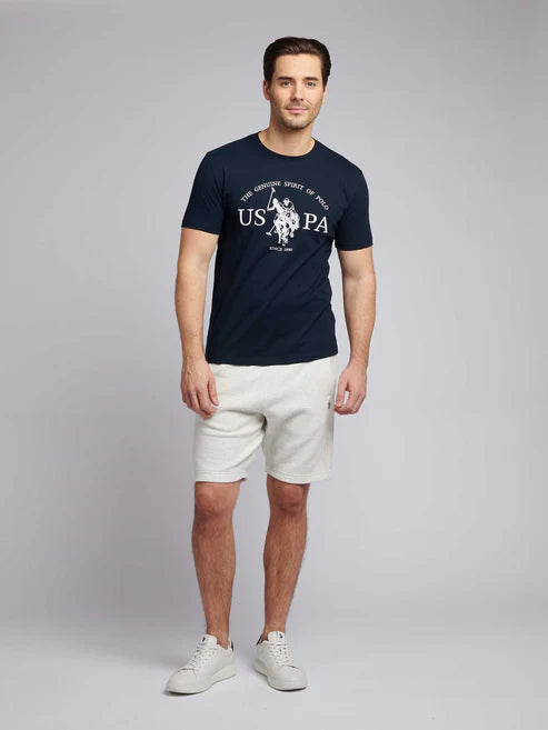 Signature Printed U.S. POLO ASSN. Tee - Navy