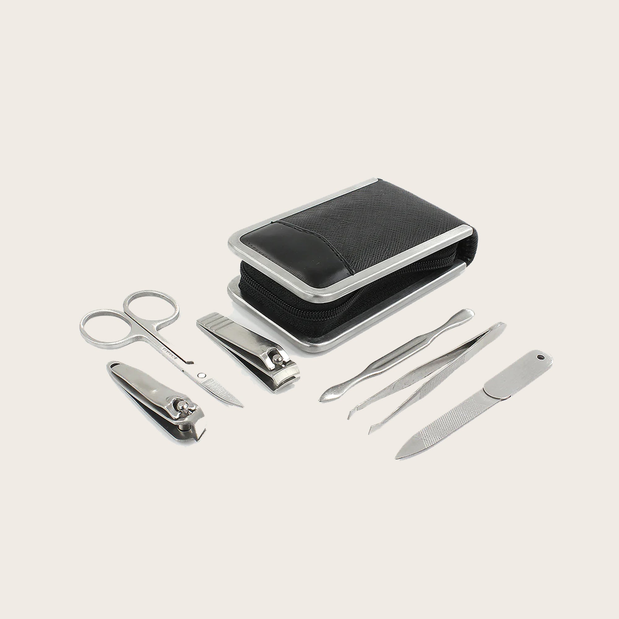 Small-Travel Manicure Set - Black