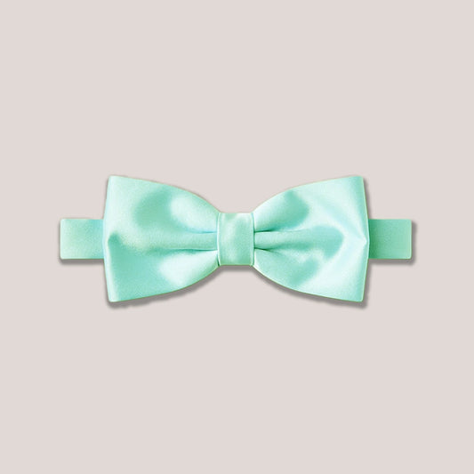 Satin Clip-On Bow Tie - Mint