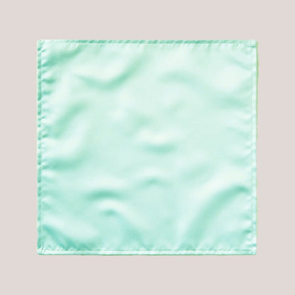 Plain Satin Hankie - Mint