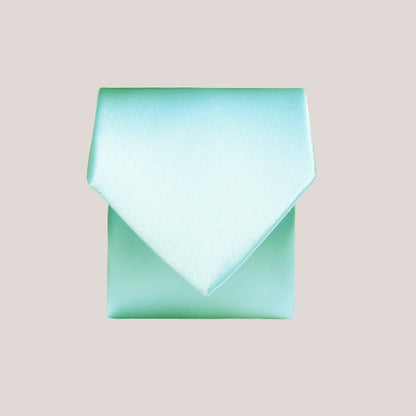 Plain Satin Tie - Mint