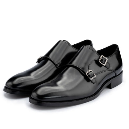 MONKTON Monk Strap Shoes - Black