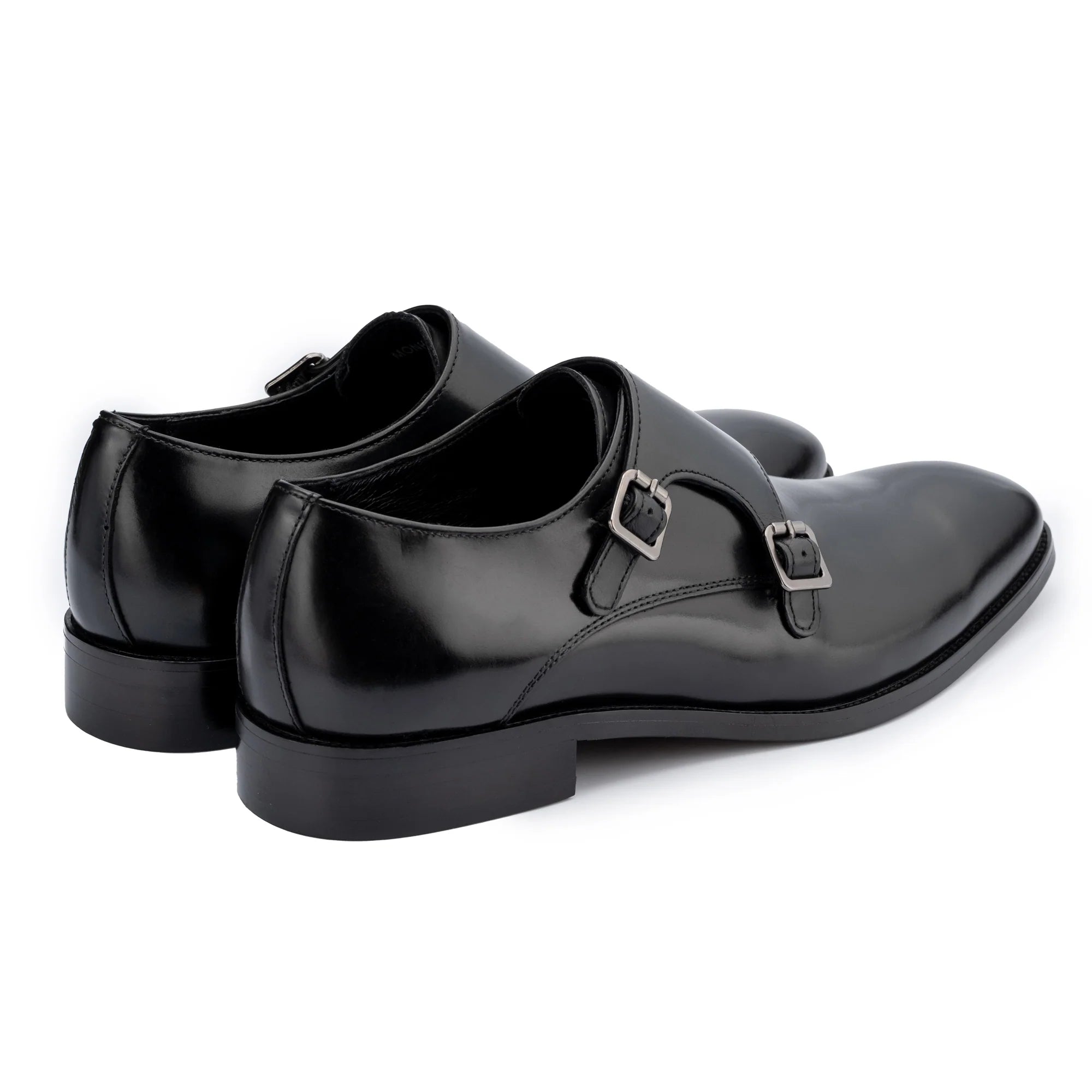 MONKTON Monk Strap Shoes - Black