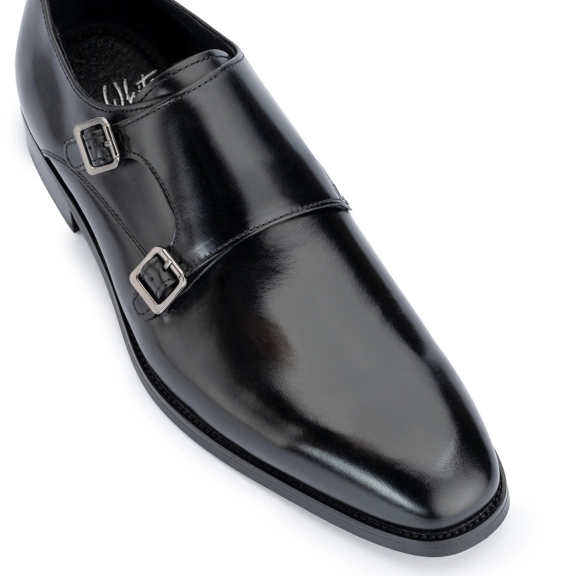 MONKTON Monk Strap Shoes - Black