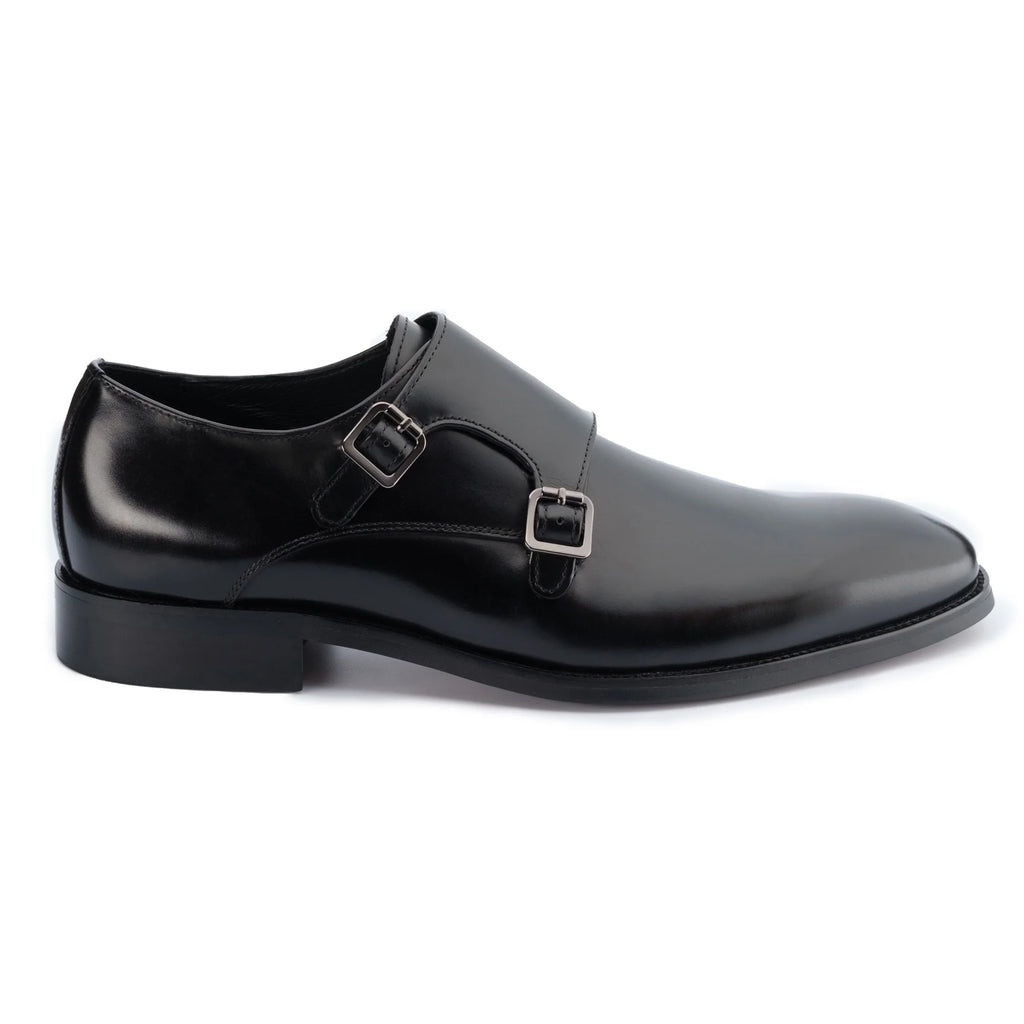 MONKTON Monk Strap Shoes - Black