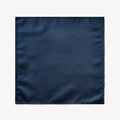 Plain Satin Hankie - Navy
