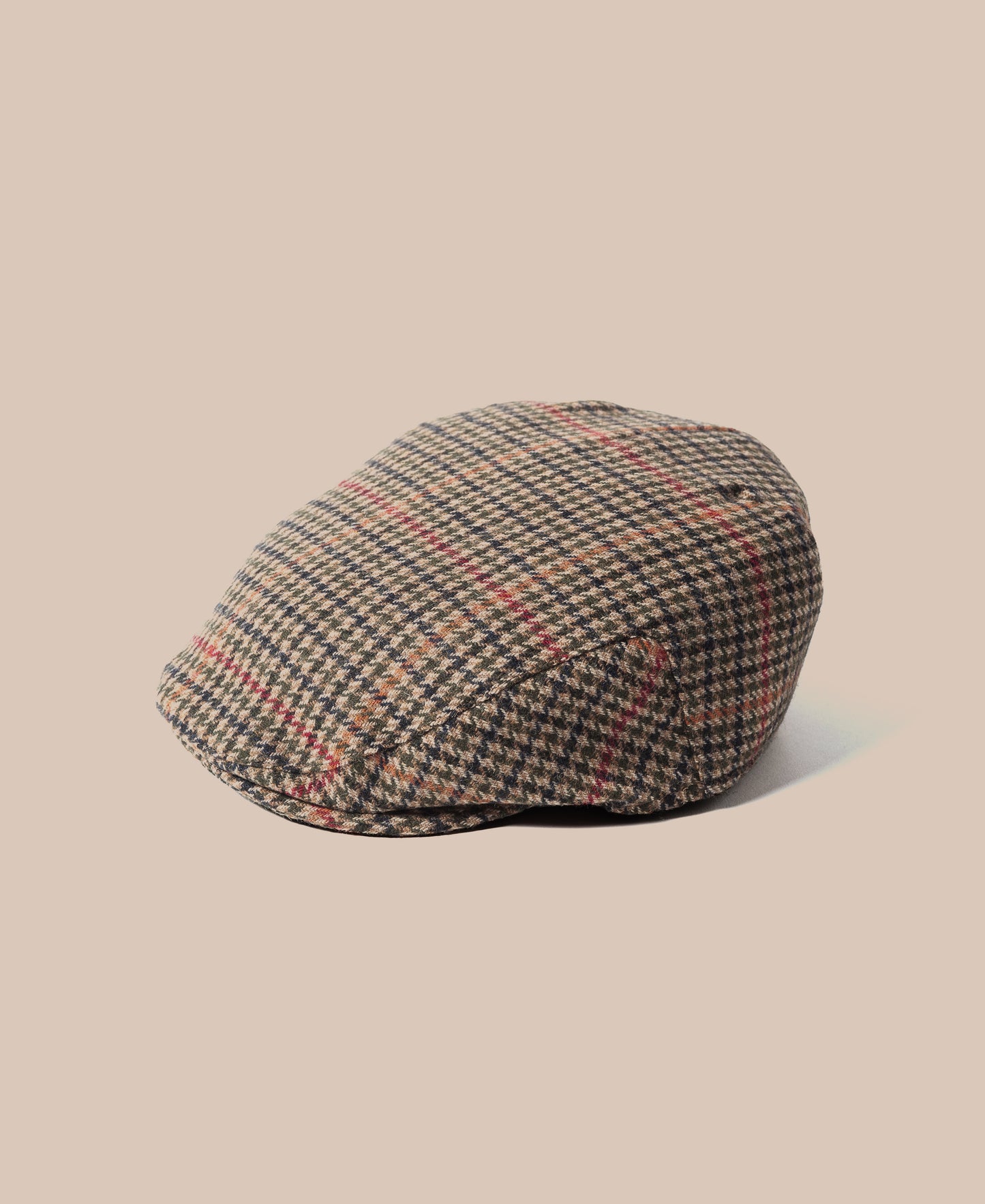 Flat Cap - Norwich 111 Tan Check