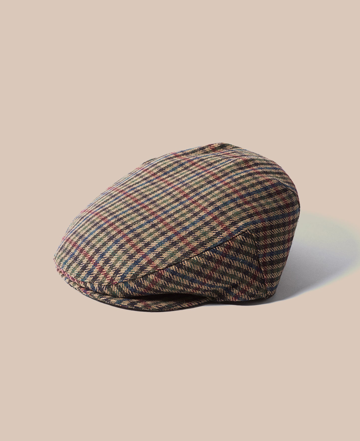 Flat Cap - Norwich 244 Brown Check