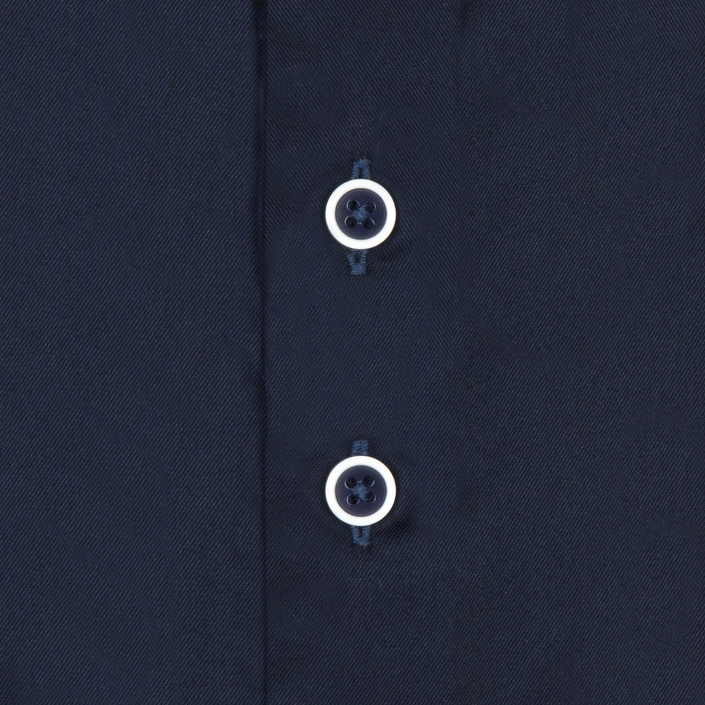 2-Ply Organic Cotton Shirts - Navy