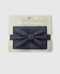 Bow Tie and Hankie Set - Navy Paisley I138881
