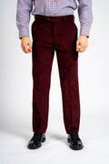 Expand -A- Band Cord Trouser - Wine