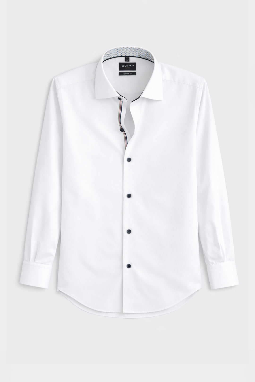 OLYMP Luxor Modern Fit Shirt – White | Style 12001400