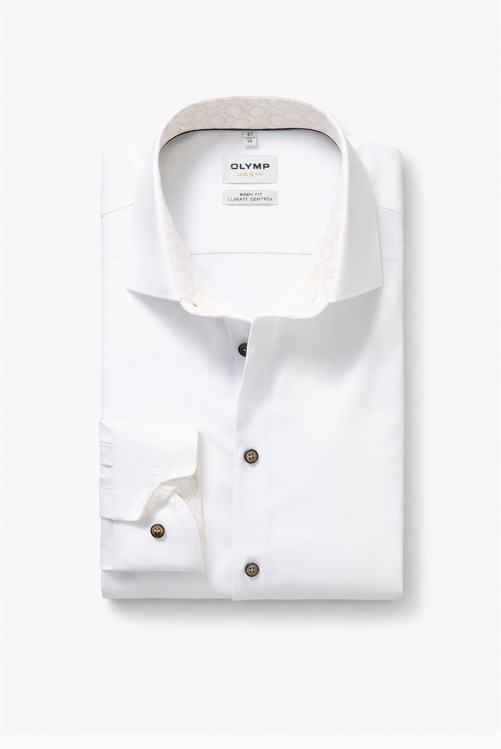 OLYMP Level Five Body Fit Shirt – White | Style 20881400