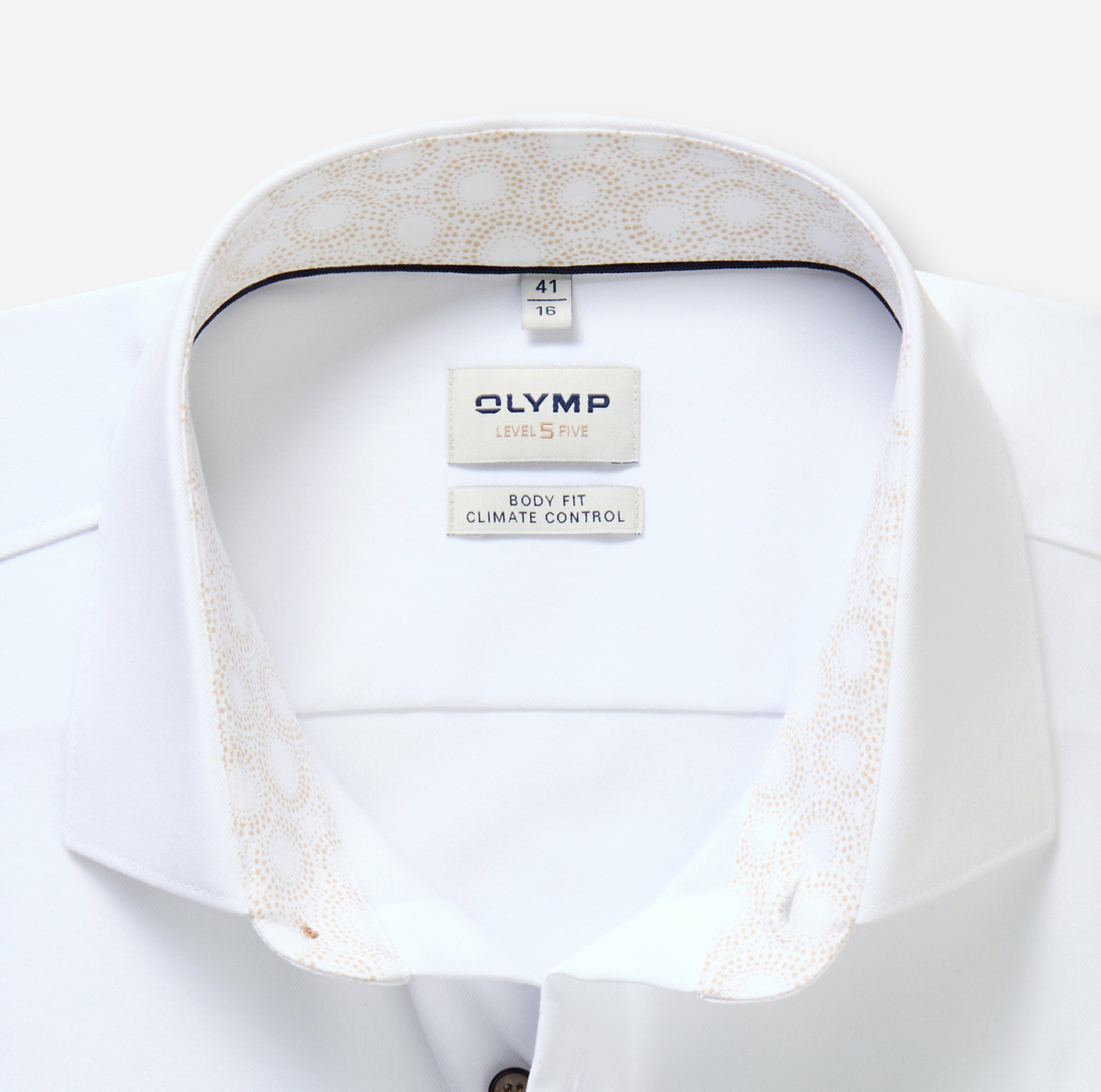 OLYMP Level Five Body Fit Shirt – White | Style 20881400