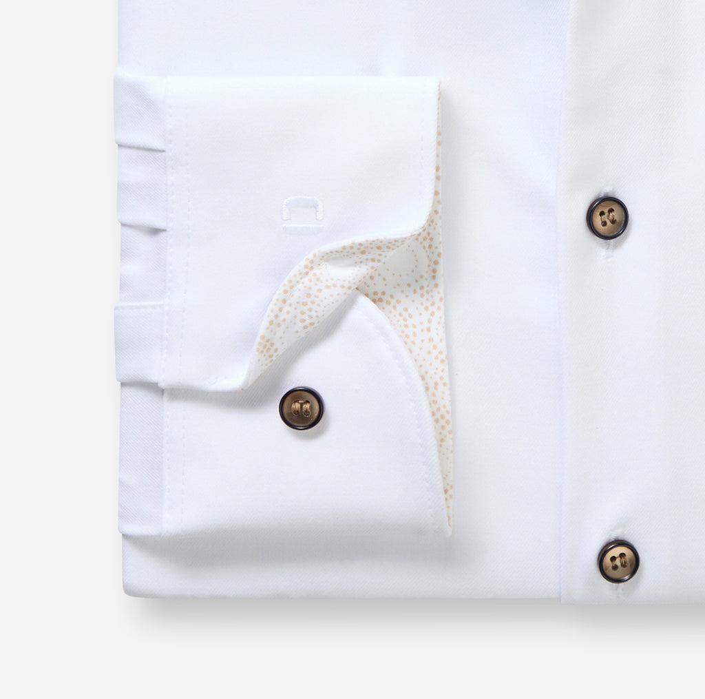 OLYMP Level Five Body Fit Shirt – White | Style 20881400