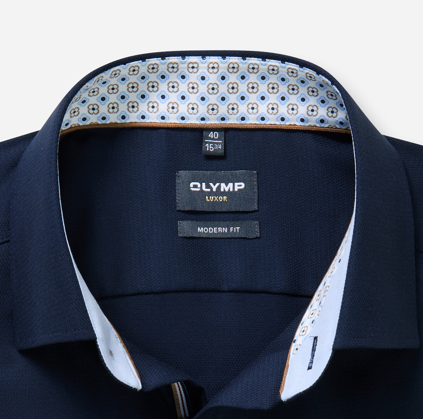 OLYMP Luxor Modern Fit Shirt – Marine | Style 12001418