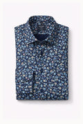 OLYMP Luxor Modern Fit Shirt – Marine Floral | Style 12701418