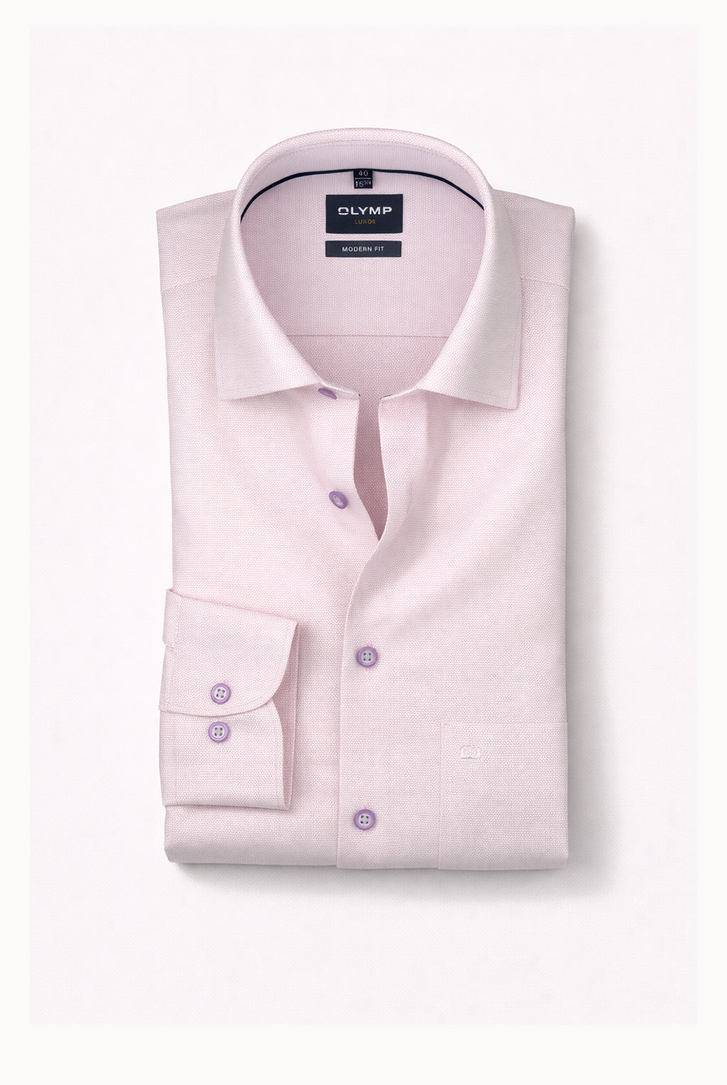 OLYMP Luxor Modern Fit Shirt – Light Rose Style | 12461431