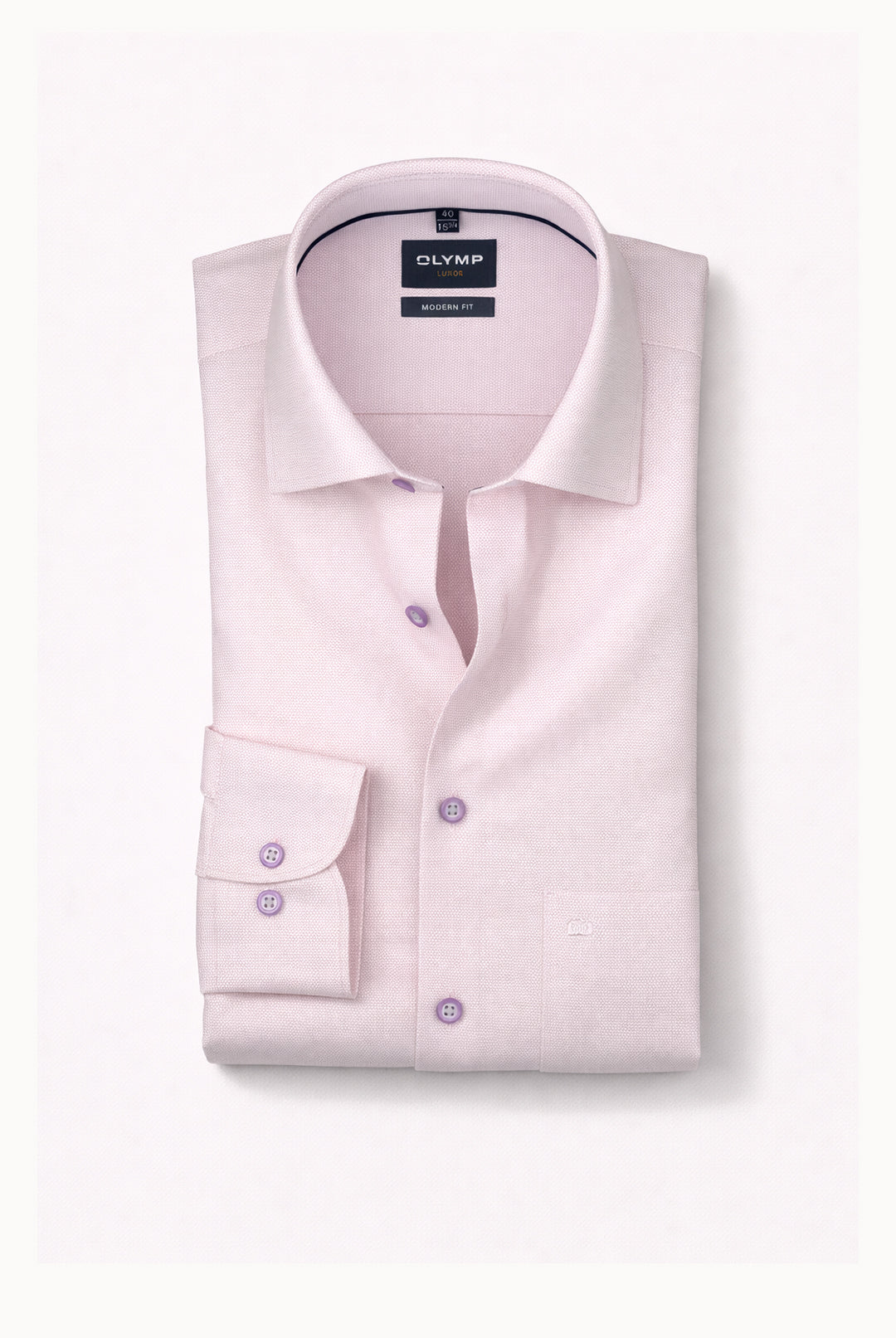 OLYMP Luxor Modern Fit Shirt – Light Rose Style | 12461431