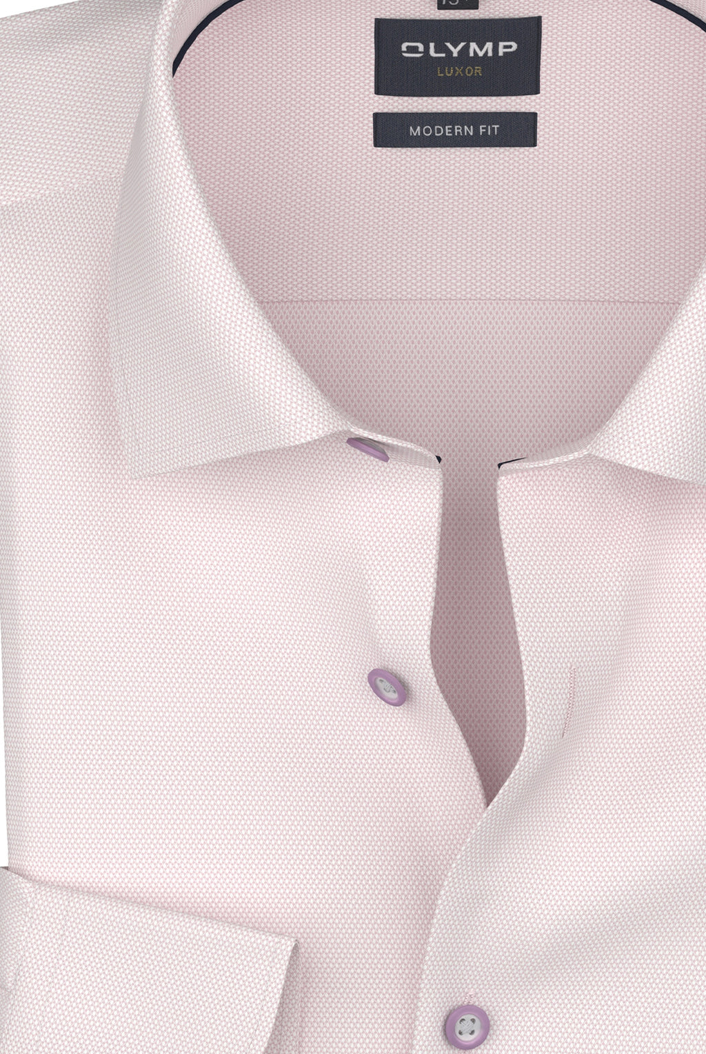 OLYMP Luxor Modern Fit Shirt – Light Rose Style | 12461431