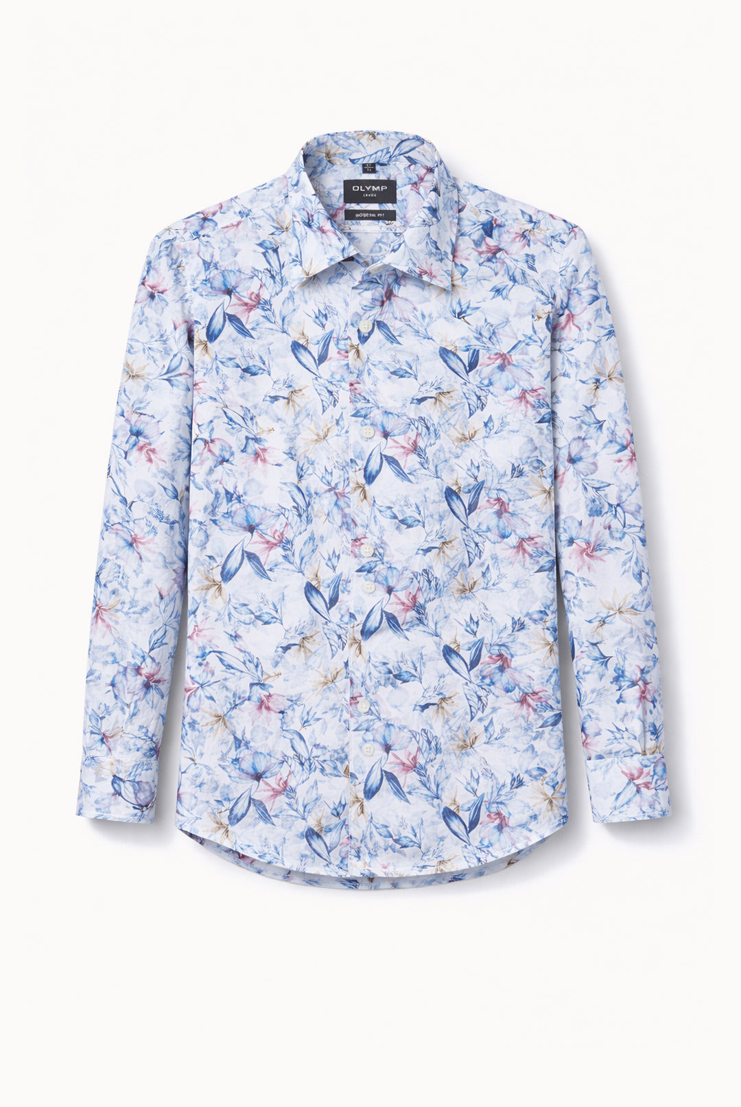 OLYMP Luxor Modern Fit Shirt – Marine Floral | Style 12341418