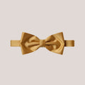 Satin Clip-On Bow Tie - Old Gold