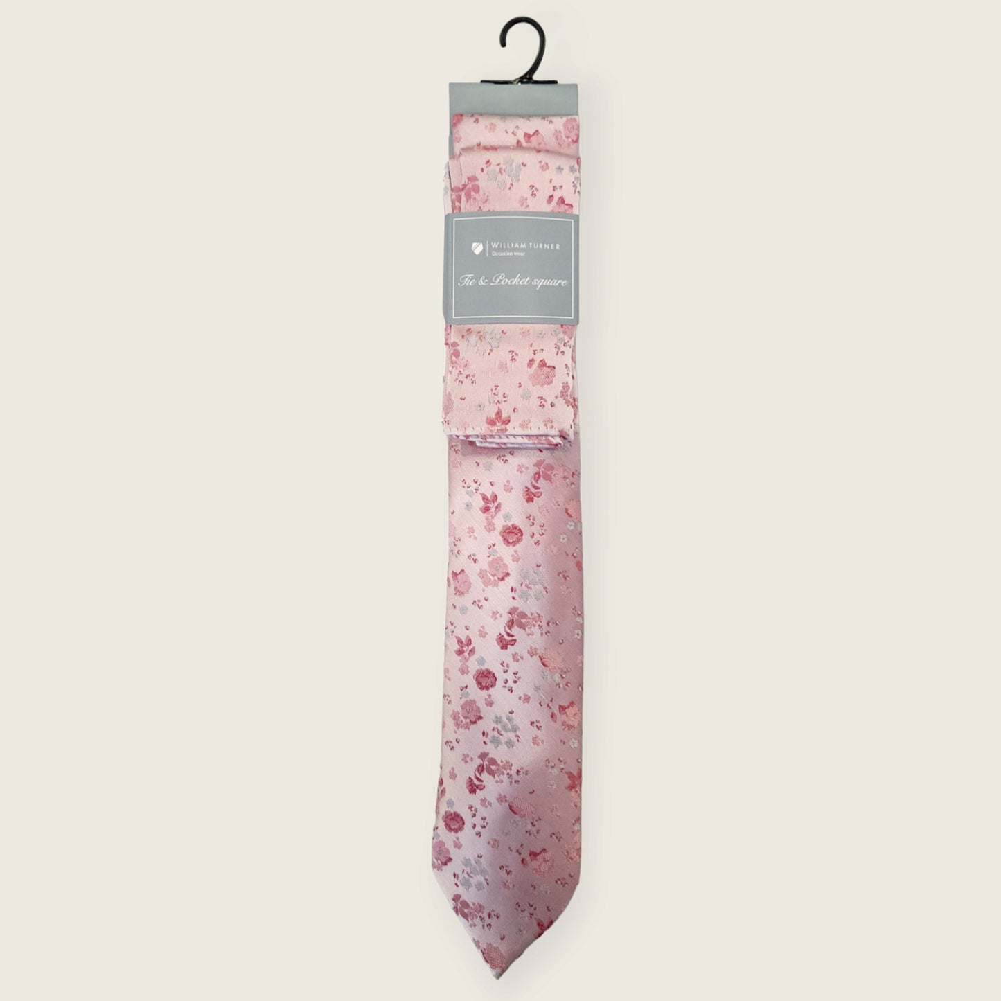 Tie and Hankie Set - Floral Pink I082039