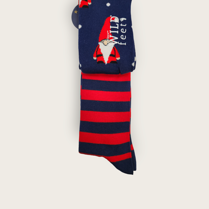 Wild-Feet Novelty Christmas Socks - Santa