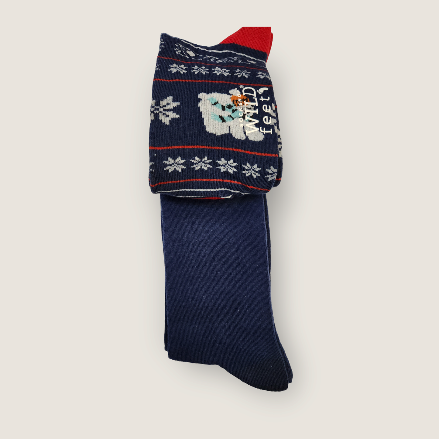 Wild-Feet Novelty Christmas Socks - Polar Bear