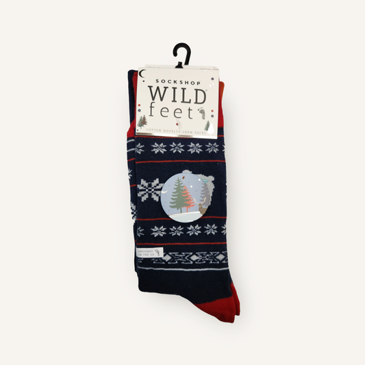 Wild-Feet Novelty Christmas Socks - Polar Bear