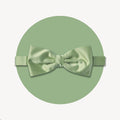 Satin Clip-On Bow Tie - Pistachio