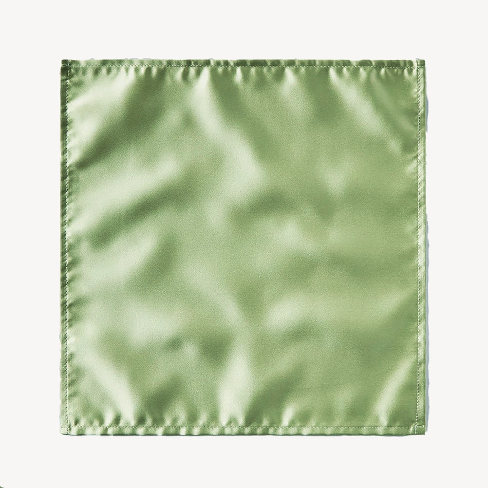 Plain Satin Hankie - Pistachio