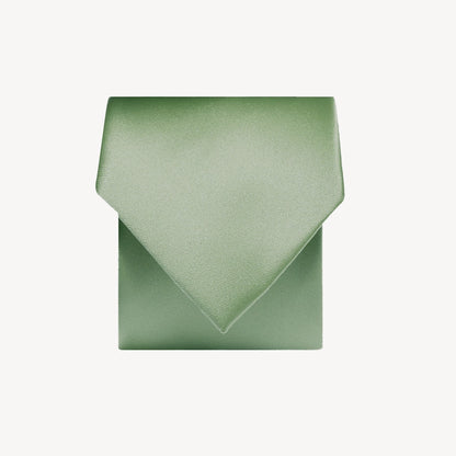 Plain Satin Tie - Pistachio
