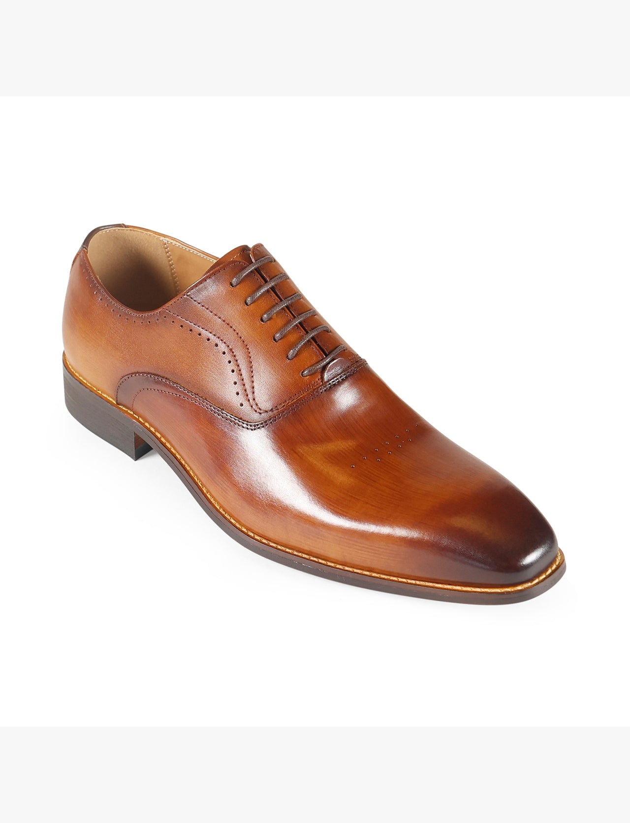 Pompei Leather Shoes - Tan