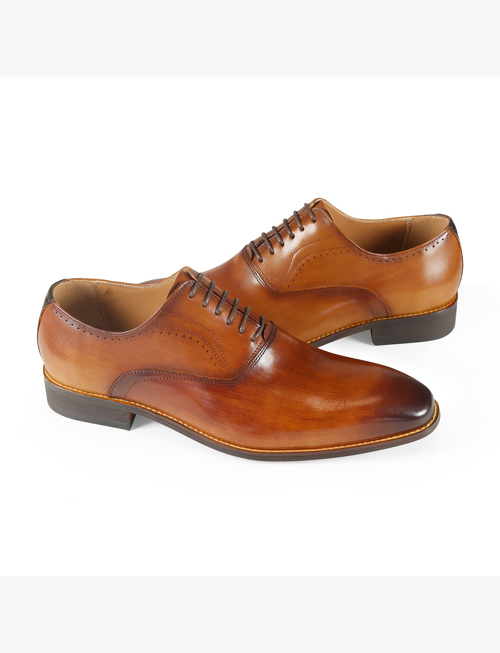 Pompei Leather Shoes - Tan