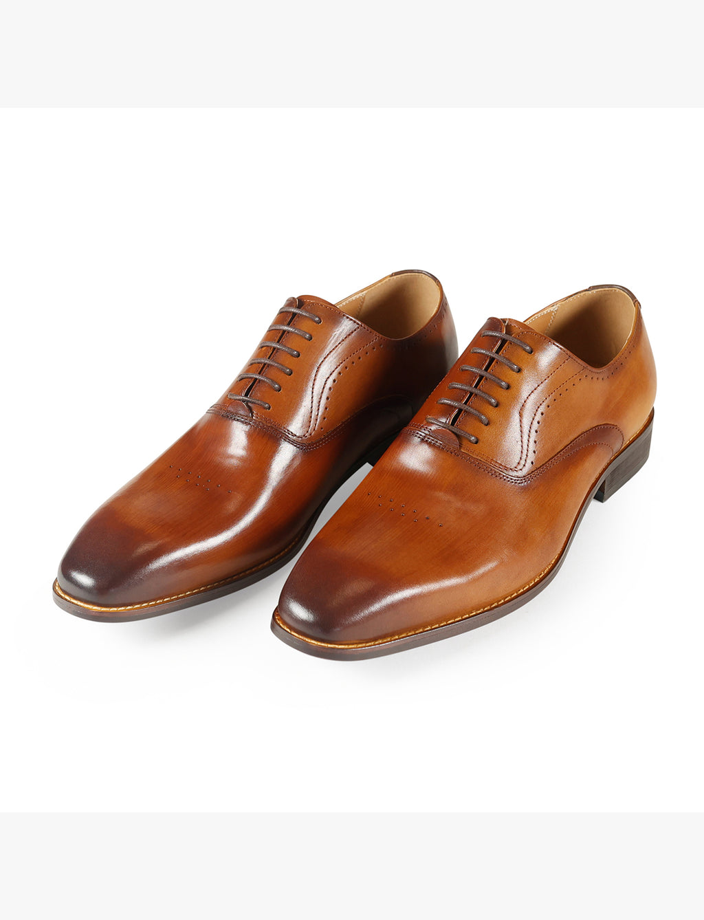 Pompei Leather Shoes - Tan