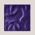 Plain Satin Hankie - Purple