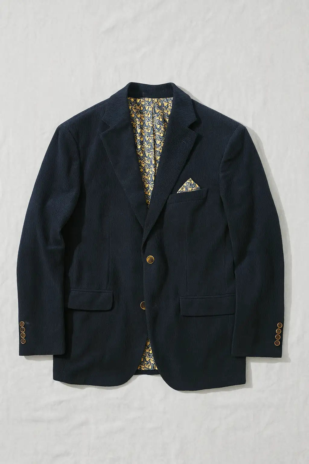 Putnam Suede-Like Soft-Touch Jacket - Navy