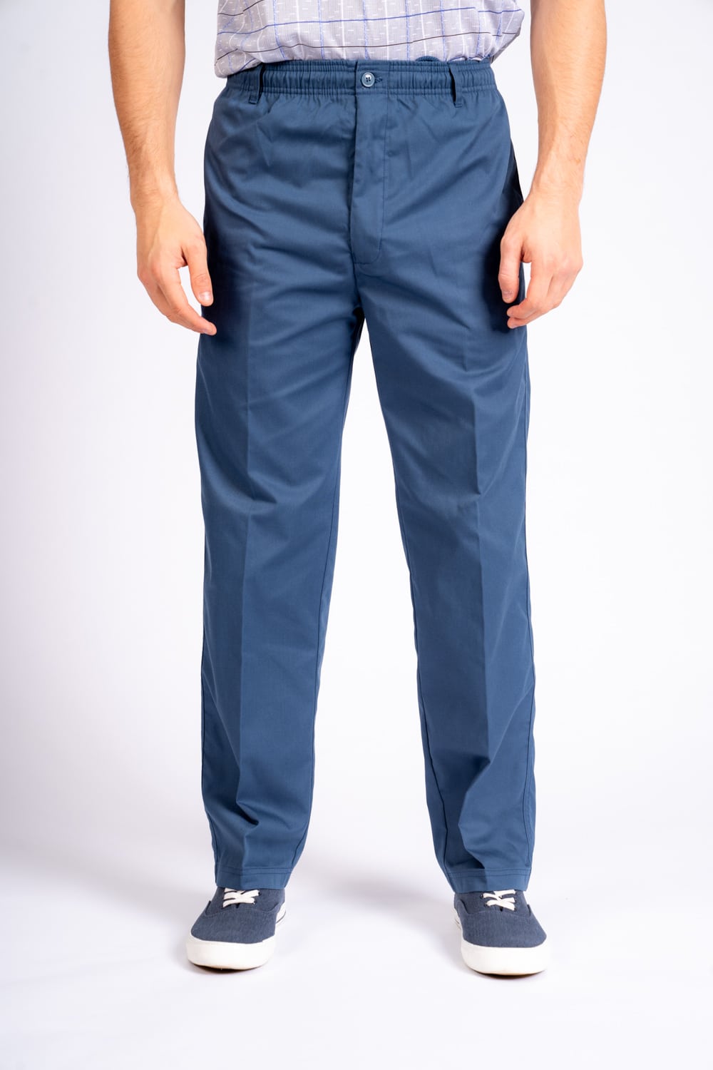 Rugby Elasticated Waist Trouser In Airforce