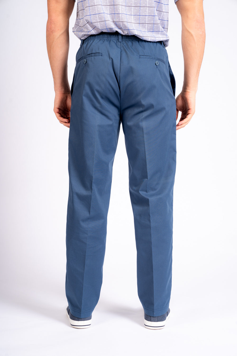 Rugby Elasticated Waist Trouser In Airforce