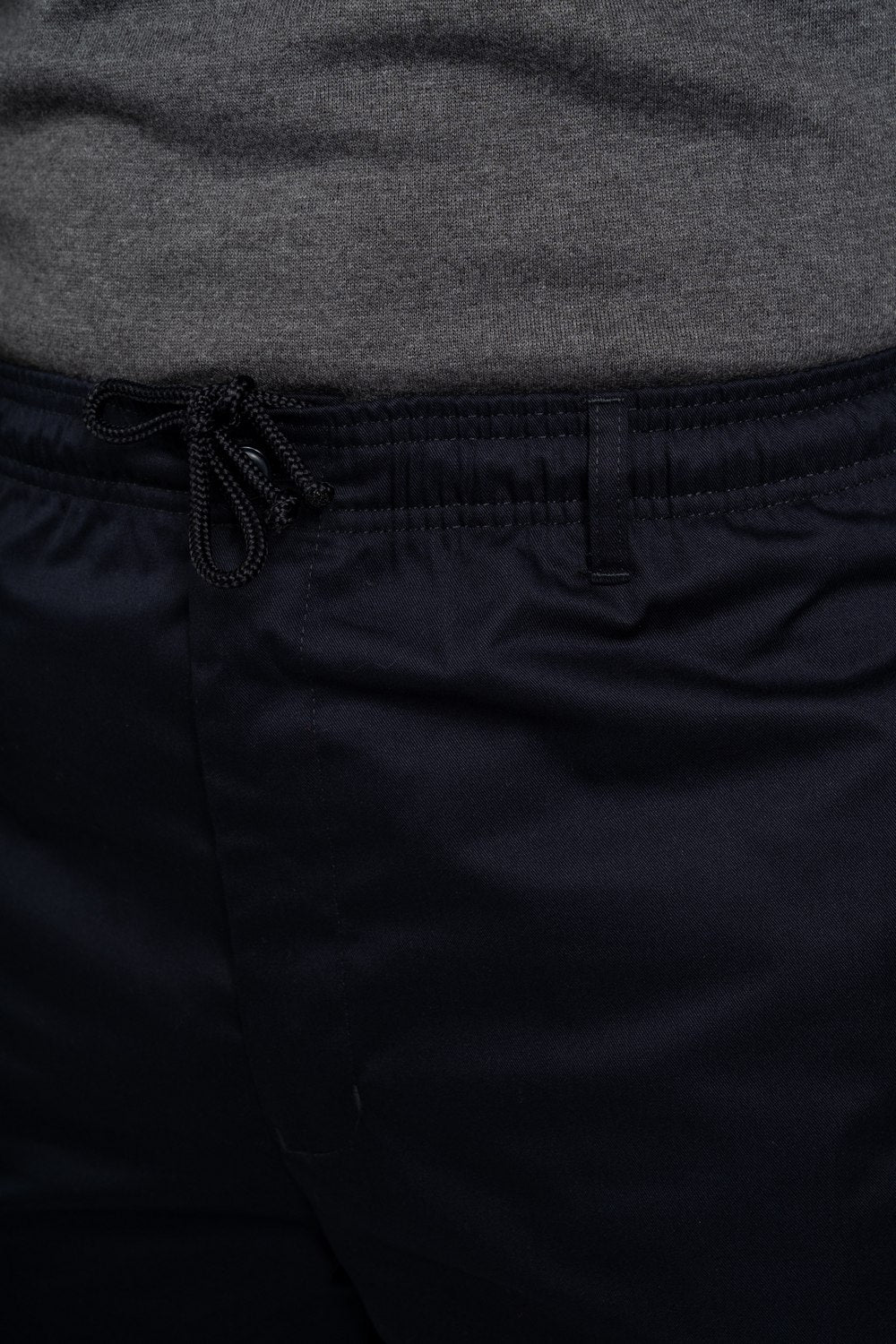 Rugby Elasticated Waist Trouser In Black