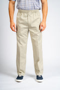 Rugby Elasticated Waist Trouser In Stone