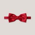 Satin Clip-On Bow Tie - Red