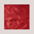 Plain Satin Hankie - Red