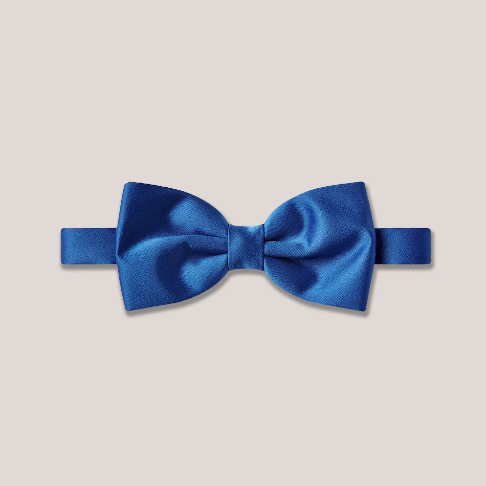 Satin Clip-On Bow Tie - Royal