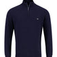 Super-soft Cotton Quarter Zip - Navy