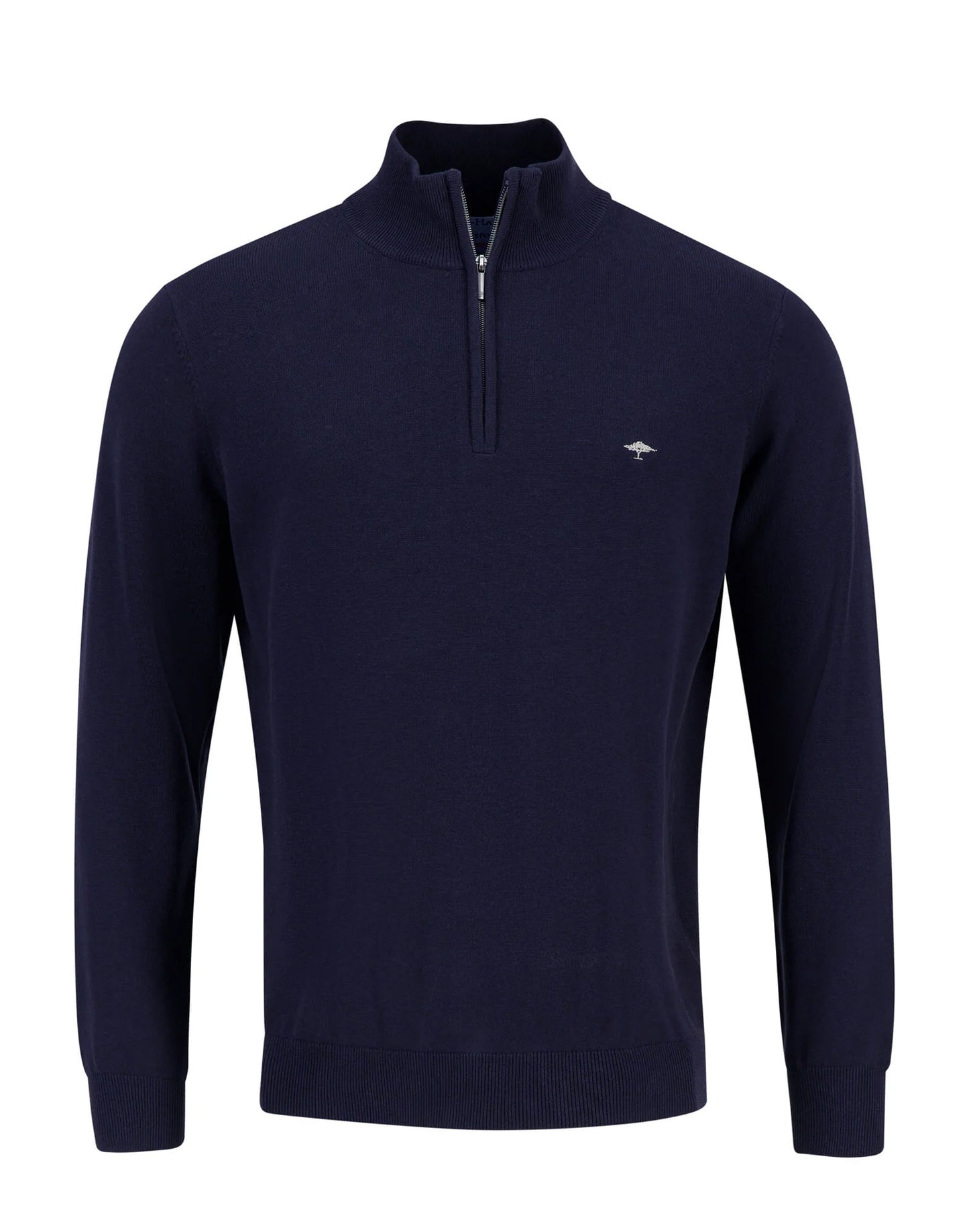 Super-soft Cotton Quarter Zip - Navy